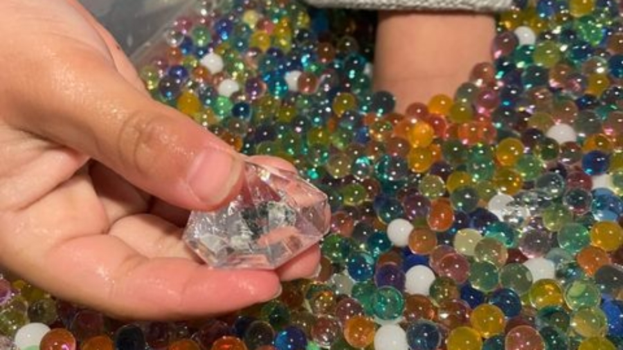 Wasserperlen, Aktivität für Kinder