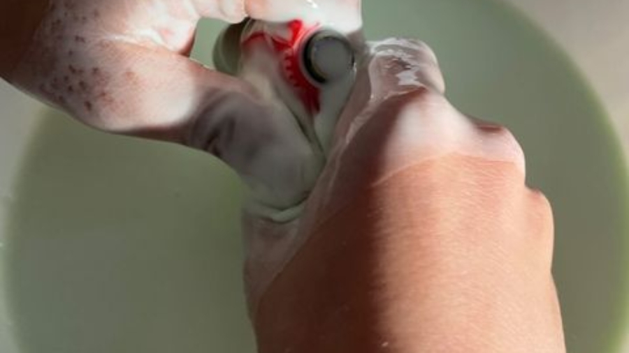 Geisterspucke, Experiment