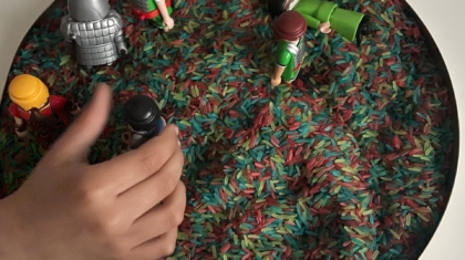 Senorikspiel mit Figuren