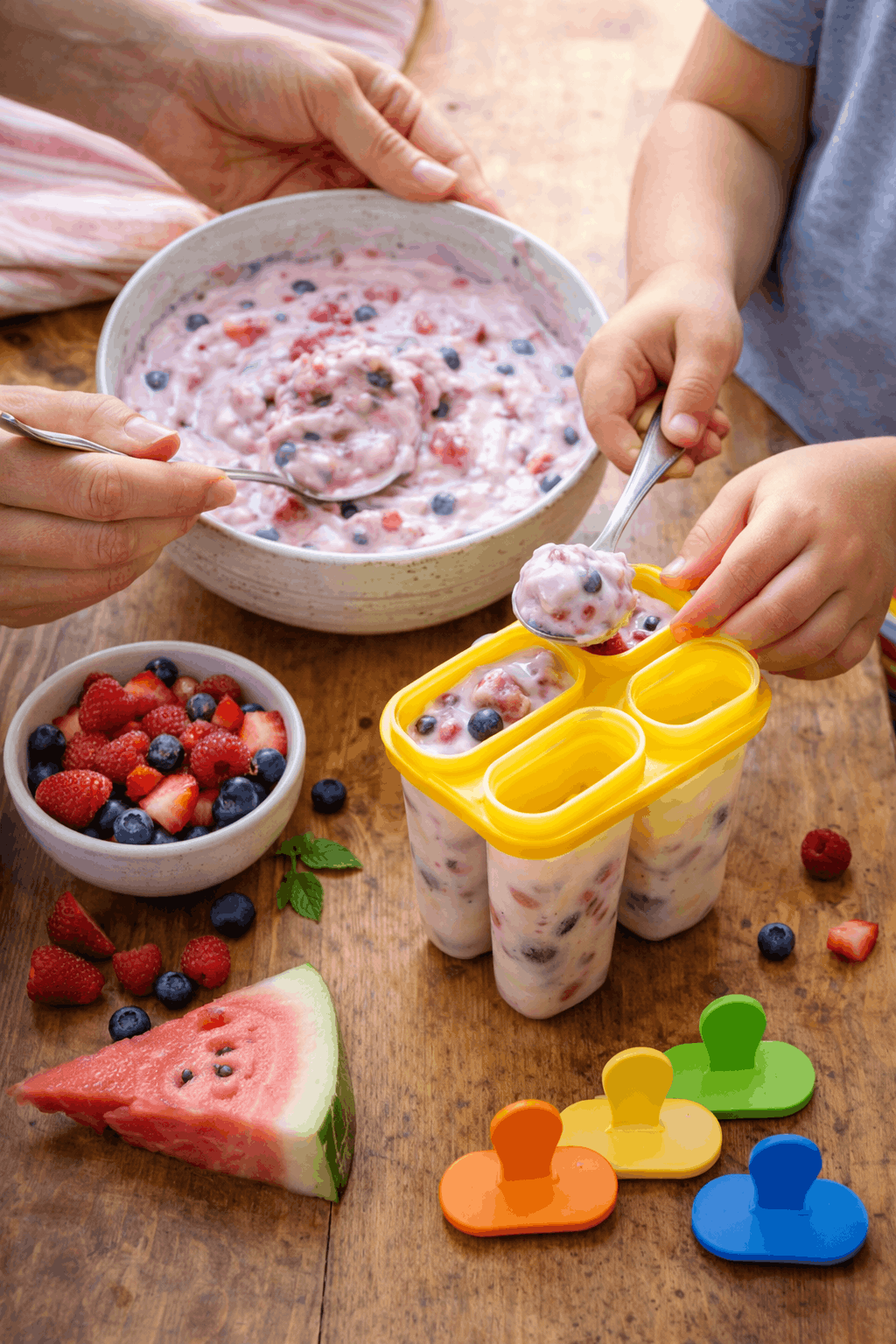 Eis selber machen mit Kindern – 5 gesunde & schnelle Rezepte.