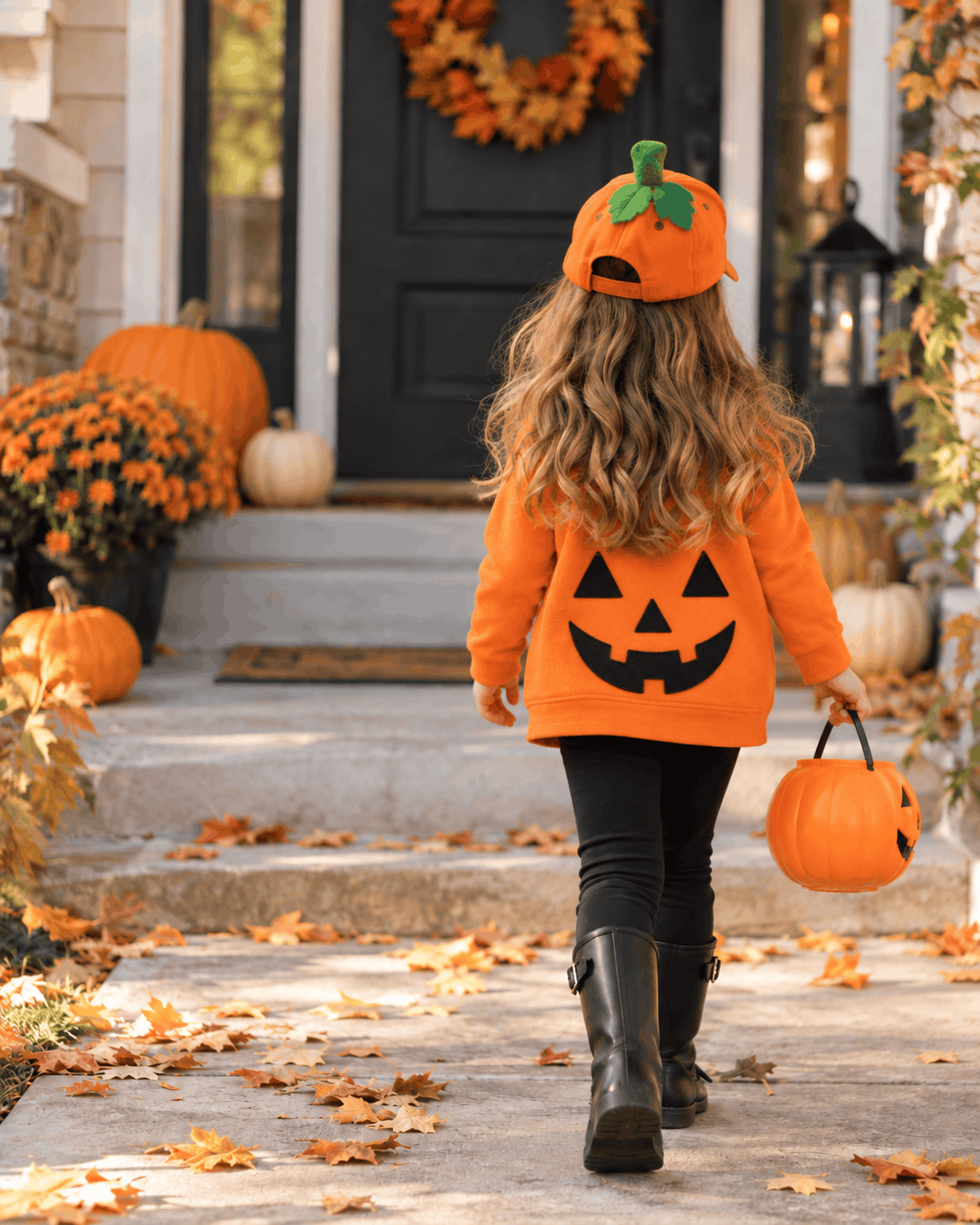 Halloween Kostüm Kürbis - ohne nähen